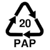 Recycling symbol: Corrugated cardboard