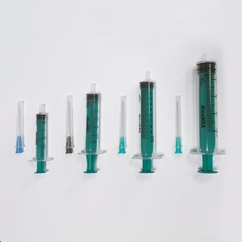 dicoNEX SN, single-use syringe, 3-part, Luer, with needle alongside the syringe sterile 