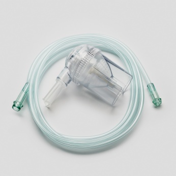 Nebulizer with mouthpiece and tubing sterile