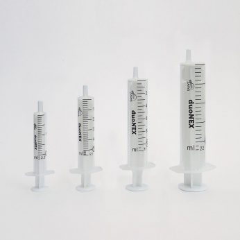 duoNEX - single use syringe, 2-part, Luer sterile