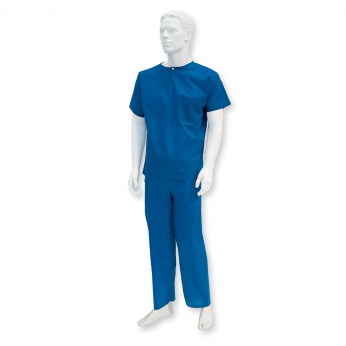 Surgical shirt, short-sleeved non-woven, non-sterile