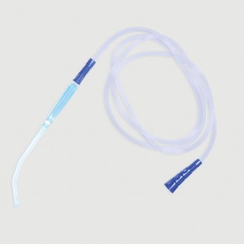 Surgical suction set  with Yankauer cannula, bulb tip, sterile